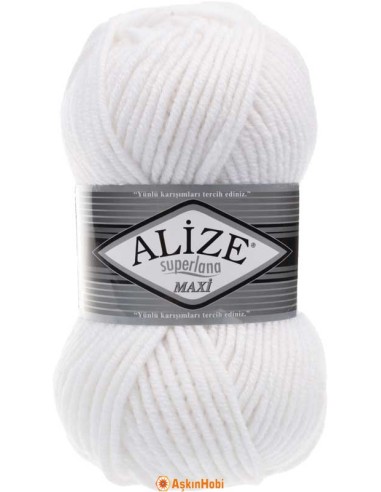 Alize Süperlana Maxi 55 Beyaz