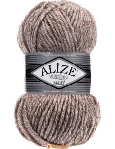 Alize Süperlana Maxi 803 Jaspe Milk Coffee