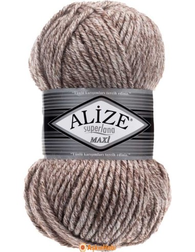 Alize Süperlana Maxi 803 Jaspe Sütlü Kahve