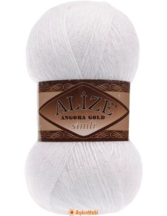 Alize Angora Gold Simli 55 Beyaz