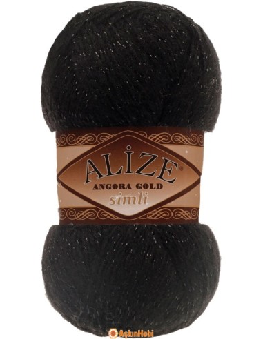 Alize Angora Gold Simli 60 Black