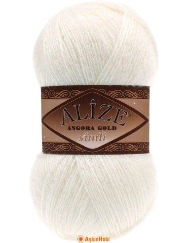 Alize Angora Gold Simli 62 Light Cream